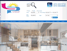 Tablet Screenshot of apartmentsinbahrain.com